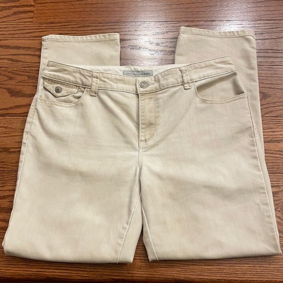 CHICOS WOMENS PLATINUM DENIM ULTIMATE FIT STRETCH size 1.5 chicos 8/10 reg - Picture 2 of 13